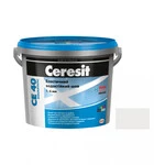 Кольоровий шов еластичний водостійкий Церезіт Ceresit СЕ40 №01 білий 2кг