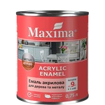Акрилова емаль Maxima попелястий для дерева та металу — без запаху