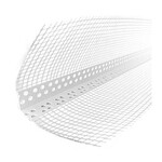 Кутник Пластиковий Перфорований з Сіткою 7*7, 3м