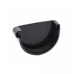 Заглушка ринви ліва Ренвей RainWay 130 графітова