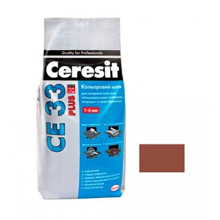 Шов кольоровий Церезіт Ceresit СЕ33 Plus №134 клінкер 2кг