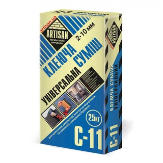 Клей для плитки универсал Артисан С-11, 25 кг.