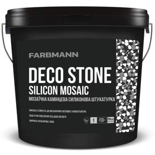 Мозаїчна штукатурка силіконова камінцева FARBMANN DECO STONE 23кг