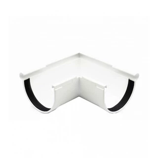 Кут ринви зовнішній Ренвей RainWay 130 білий 90*