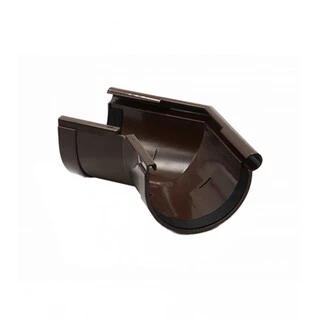 Угол желоба наружный Ренвей RainWay 130 коричневый 135*